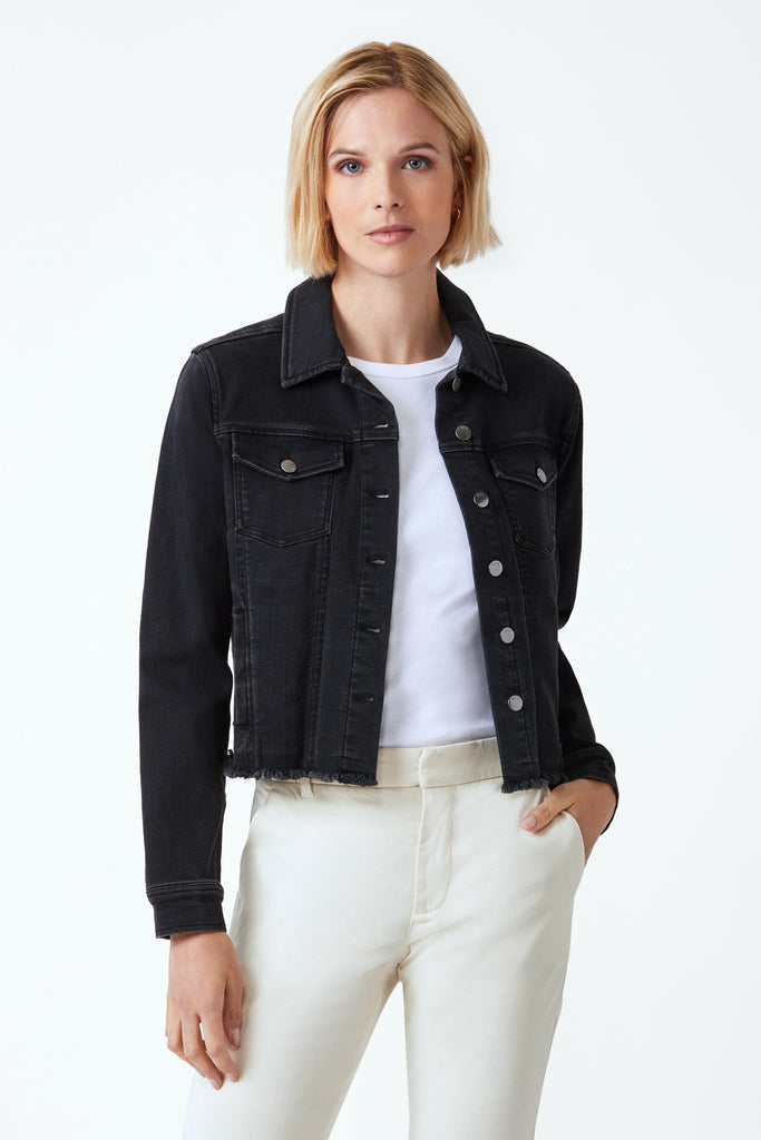 Buy online Black Solid Denim Jacket from jackets and blazers and coats for  Women by Fck-3 for ₹1899 at 37% off | 2024 Limeroad.com